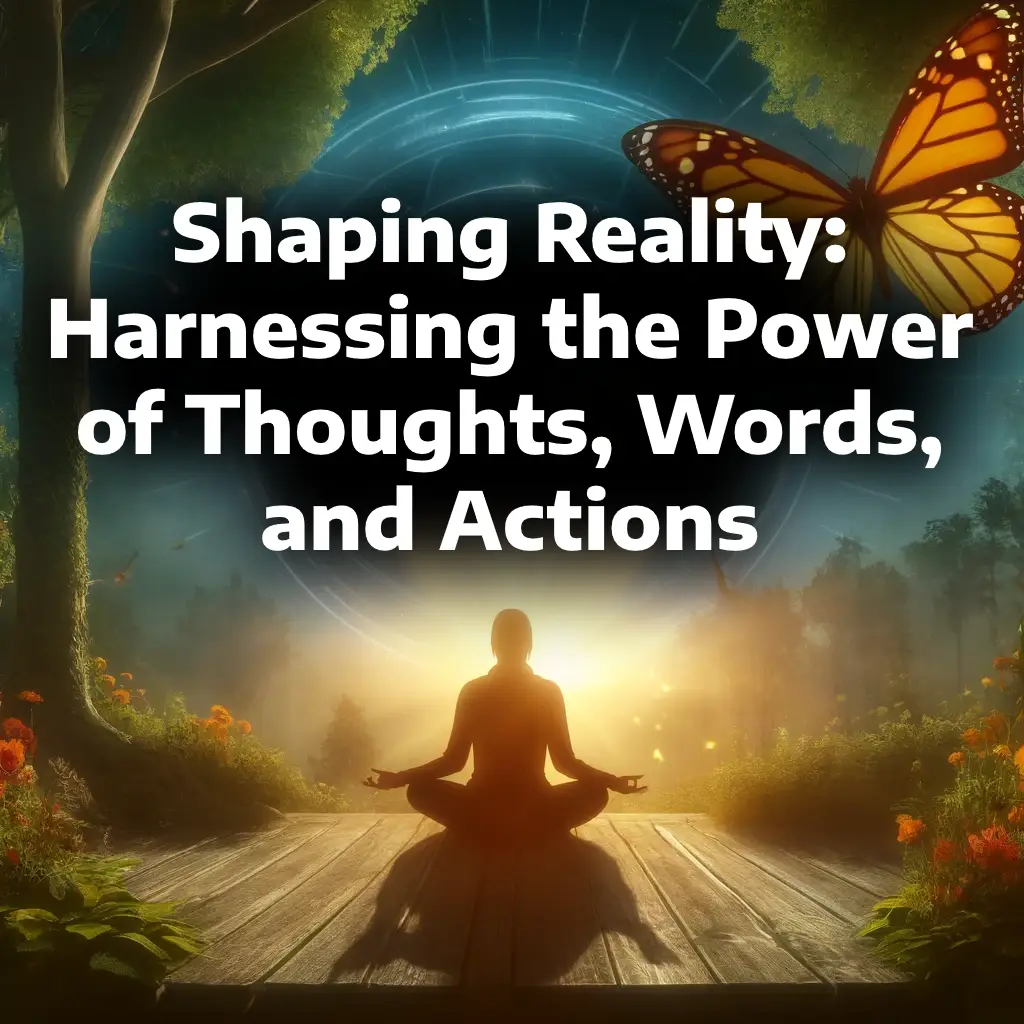 Shaping Reality: Harnessing the Power of Thoughts, Words, and Actions